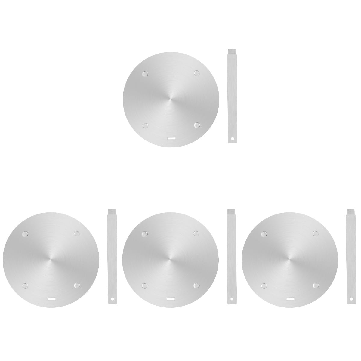 TINKSKY 4 Sets of Induction Plate Adapter Induction Cooker Heat