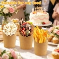 thumbnail image 3 of Charcuterie Cups Disposable Paper French Fry for Parties 25 Pcs 12 Oz, 3 of 5