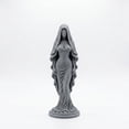thumbnail image 2 of Faceless Hooded Lady Statue Gothic Cloak Woman Sculpture Resin Figurine Vintage Mysterious Tabletop Ornament For Home Bookshelf Bedroom Halloween Decor, 2 of 6