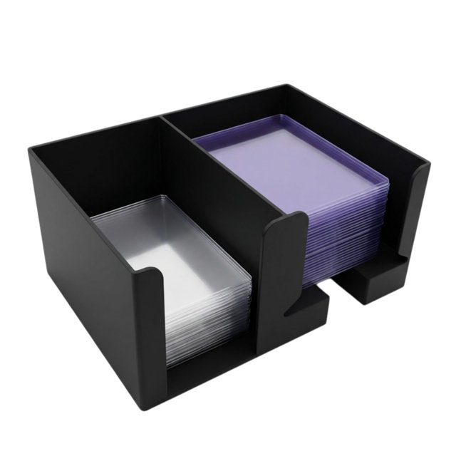 Organizador de cartas XJPONGC Lite 13x7x5 cm con doble compartimento