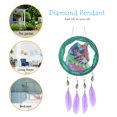 thumbnail image 2 of Bricolaje diamante pintura sueño luz Catcher viento carillón cristal pluma cuentas artesanía FLhrweasw Nuevo, 2 of 6