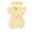 Yellow, variant on Tarmeek Newborn Baby Girl Clothes Infant Floral Romper Waffle Ruffled Sleeveless Backless Bodysuit Jumpsuit with Headband Outfit
