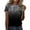 Grey, variant on Womens Summer Tops Fashion Casual Round Neck Bright Printed Pullover T Shirt Top Oversized Tshirts for Women Blue L