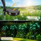 thumbnail image 4 of Luces solares para jardín YaaFen, paquete de 2 unidades, impermeables, que se balancean en forma de estrella, 4 of 8