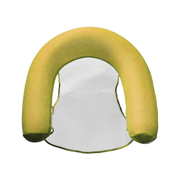 JShteea Hamaca en Forma U: Salón Flotante para Piscina Y Cama Flotante Reutilizable (amarillo)