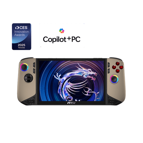 MSI CLAW 8 AI  A2VM-222US Gaming Handheld, 8" FHD  (1920 x 1200) 120Hz Touchscreen, Core Ultra 7 258V, 32GB, 2TB SSD, Win11 Home