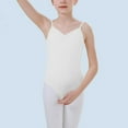 thumbnail image 2 of Pitauce Girls' Classics Camisole Dance Leotard V-Back Seamless Dance Undergarment for Ballet Gymnastics, 2 of 7