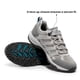 thumbnail image 3 of Zapatillas NORTIV 8 para Mujer, Senderismo, Ligeras y Transpirables, Gris, 3 of 6