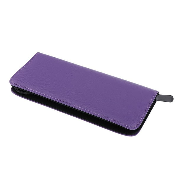Estuches grandes para peluqueros con soporte para tijeras para peluqueros, bolsa para herramientas de salón, Púrpura Yuyangstore Bolso de peluquería
