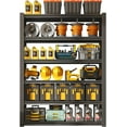 thumbnail image 6 of Garage Shelving, Garage Storage Shelves, 3500 LBS Heavy Duty Adjustable Metal Garage Shelves, Easy Assembly, Shelves for Garage Storage, Warehouse, Basement, Black, 6 of 6