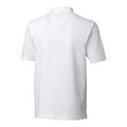 thumbnail image 3 of Men's Cutter & Buck White George Washington University Big & Tall Advantage Tri-Blend Pique DryTec Polo, 3 of 3