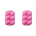 thumbnail image 3 of bedienty Easter Eggs Shape Mould Cake Baking for Ice Cube Tray Chocolate Silicone Mould Pink 2Set, 3 of 6