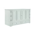 thumbnail image 7 of Mega Solutions Paradiseo Murphy Cabinet Chest Bed with Charging Station 8 Inch, Queen (White), 7 of 7