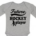 thumbnail image 4 of Inktastic Future Hockey Player Baby Boy Boys Long Sleeve Baby Bodysuit, 4 of 5