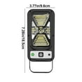 thumbnail image 3 of HHGBAD Solar Motion Sensor Outdoor Lights - IP65 Waterproof Solar-Powered Wall Lights for Garden, Yard, and Patio - 3 Lighting Modes with Remote Control, 3 of 7