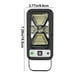 thumbnail image 3 of Apmemiss LED Solar Street Lights Outdoor, Remote Control Solar Parking Lights Wireless IP65 Motion Sensor Solar Security Wall Light with 3 Modes for Garden, Street, Deck, Yard, Garage, Patio, 3 of 9