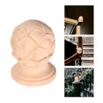 thumbnail image 1 of LOLIPPYY Wooden Finials Beige Wood for Luxury Interior Design 1Pack, 1 of 7