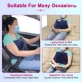 thumbnail image 5 of Post-Surgery Recovery Pillow for Abdominal and C-Section Relief, Hysterectomy & Tummy Tuck Support, Seatbelt Cushion for Comfort, Ideal for Endometriosis, Mastectomy, and Breast Surgery Recovery, 5 of 5