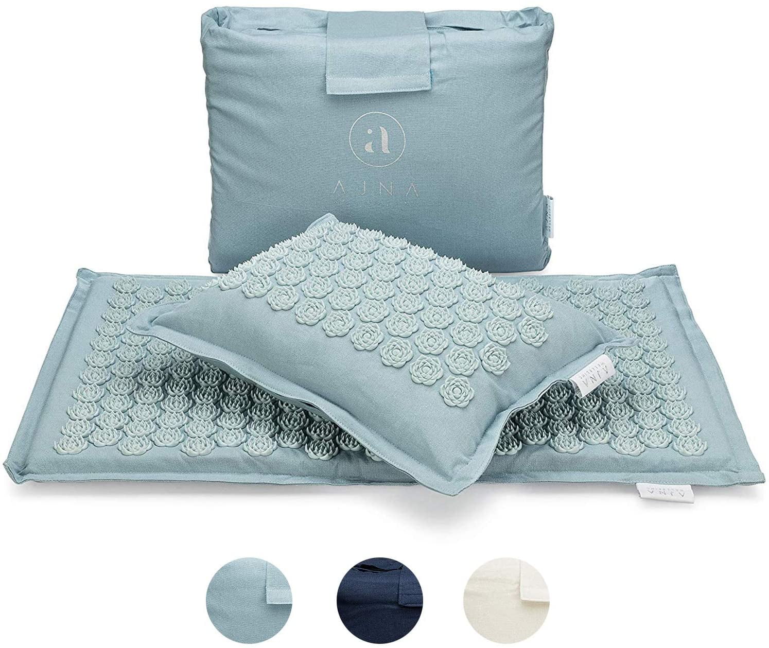 Acupressure Mat and Pillow Set for Back and Pain Relief