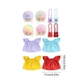 thumbnail image 3 of ZhangC 7 Inch Mini Desk Goose Outfits, 4Pcs Summer Dress with Bag and Hat, Magnetic Desktop Goose Key Holder Birthday Party Dress for Mini Porch Goose Decorative, 3 of 6