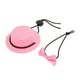 thumbnail image 4 of Reptil sombrero y pajarita lindo lagarto ajustable Día de San Valentín ropa conjunto para el dragón barbudo hámster conejillo de Indias (Pink Hat Pink Bow Tie L), 4 of 8