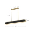 thumbnail image 5 of PD307960ANTL-Kuzco Lighting-Valise - 60 Inch 60W LED Pendant-Aged Nickel Finish, 5 of 7
