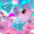 thumbnail image 4 of Funda para Xiaomi Redmi Note 10S 4G/Note 10 4G Transparente con Brillos Carcasa Protectora Antigolpes con Glitter Brillante, 4 of 5