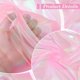 thumbnail image 3 of Tela de organza iridiscente transparente de 59 pulgadas de ancho, 11 yardas, precortada, sedosa y brillante., 3 of 9