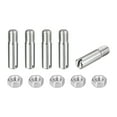 thumbnail image 1 of 5Pack Slotted Cylindrical Pin, M10 x 40mm 304 Stainless Steel Dowel with Nut, 1 of 6