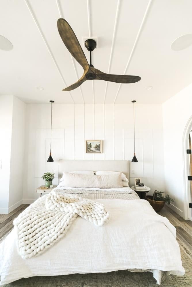 3 Blade Ceiling Fan with Handheld Control in Contemporary Style 60 inches Wide By 11.7 inches High-Matte White Finish-Matte White Blade Color Bailey