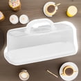 thumbnail image 4 of Loaf Cake Containers with Lid Butter Dish Box for Cupcake Dessert Wedding, 4 of 12