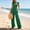 Green women two piece sets a1, variant on BRELIL Women Two Piece Sets Casual Round Neck Sleeveless T-Shirt Wide Leg Pants Summer Lounge Matching Outfits Solid Basic Tracksuit Vacation Travel, Green S