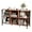 Brown, variant on Horizontal Bookshelf,Industrial Modern 5 Cube Low Wide Cubby Bookcase,Long Wood and Metal Storage Organizer Open Shelf, Short Book Shelf Bedroom Storage for Home Office Living Room(Rustic Oak,5 Cube)