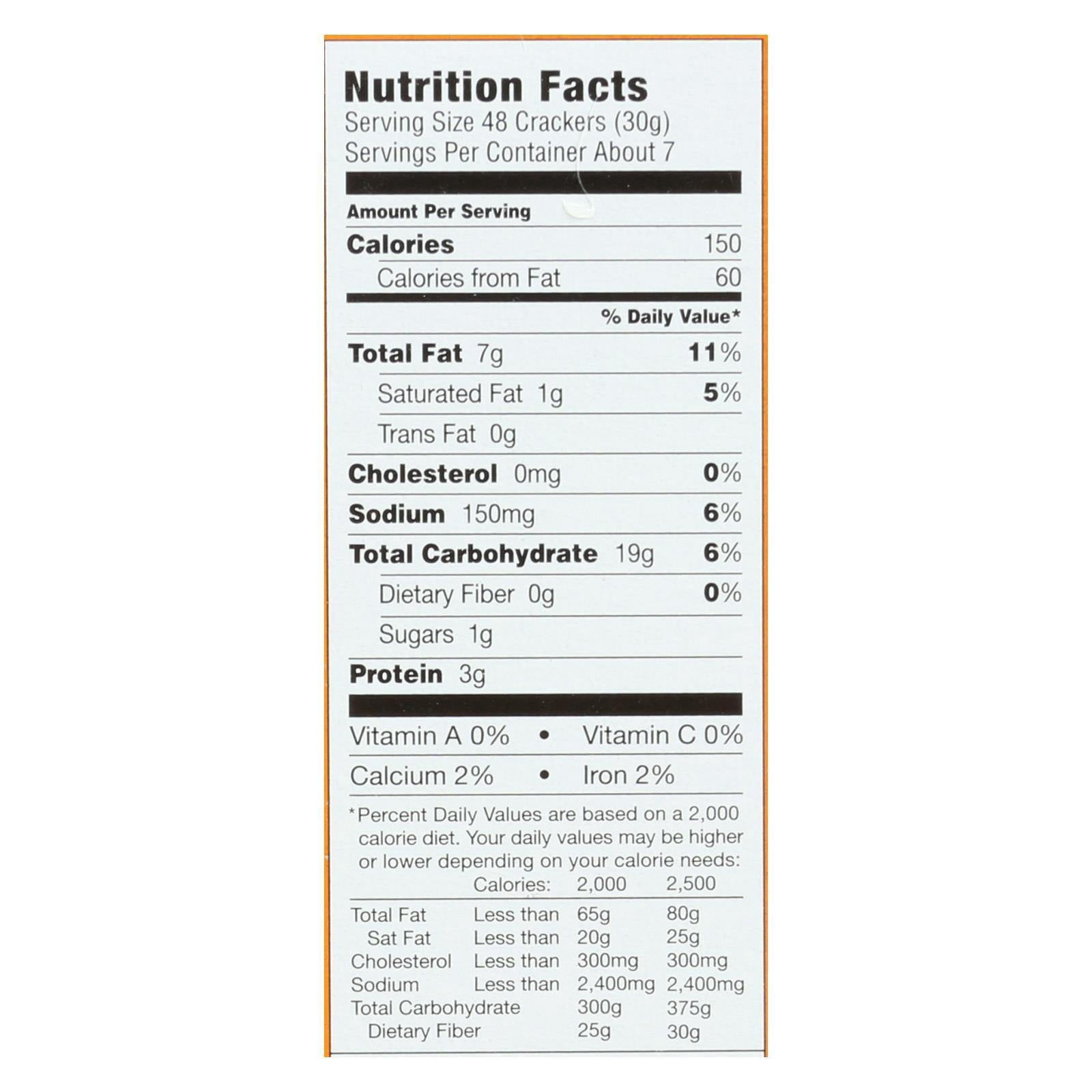Annies Homegrown Organic White Cheddar Bunnies Baked Snack Cracker, 7.5 Ounce -- 12 per case.