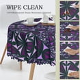 thumbnail image 3 of ZNDUO Kaleidoscope Repeat Pattern Round Tablecloth, Anti-fouling and Anti-wrinkle Washable Polyester Table Cloth, 60 inch, 3 of 8
