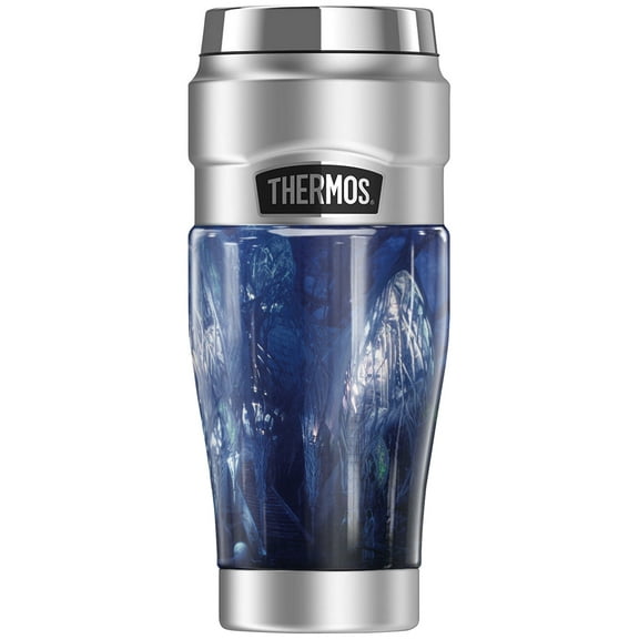 The Lord of The Rings Lothlorien THERMOS STAINLESS KING Stainless Steel Travel Tumbler, Vacuum insulated & Double Wall, 16oz