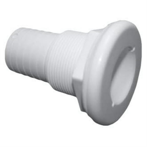 T-H Marine TH1502DP; 1-1/2 Thru-Hull For Hose-White
