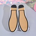 thumbnail image 5 of Women's Round Toe Flat Slip On Shoes, Sparkly Rhinestone Bow Decor Faux Suede Ballet Flats, Elegant Dress Shoes for Wedding Party, 5 of 9