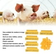 thumbnail image 3 of Cattle Ear Tags, 3.15x2.36in Large Plastic Livestock Ear Tags for Sheep Cattle Calf  Number 001-100, Livestock Tag Animal Identification Ear Tag for Cows Ear Tag, 3 of 7