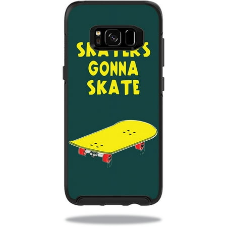 Skin For OtterBox Symmetry Samsung Galaxy S8 Case – Skaters Gonna Skate | MightySkins Protective, Durable, and Unique Vinyl Decal wrap cover | Easy To Apply, Remove | Made in the