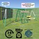 thumbnail image 2 of Sportspower Juego de Columpios de Metal Swing Climb & Plane 6 en 1 con Estructura en A Resistente, Columpio con Cinturón, Planeador, Platillo, Escalada y Escaleras de Red, para Edades de 3 a 8 Años, 2 of 5
