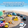 thumbnail image 4 of Mini coches y camiones Toy Cars Fajiabao Pull Back, 18 unidades, para niños, 4 of 7