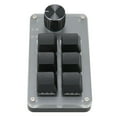 thumbnail image 1 of Clavier Programmable DIY, 6 Touches Mini Clavier Mini Clavier PC Clavier avec Bouton Artisanat Supérieur, 1 of 14