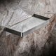 thumbnail image 1 of Estante de ducha rectangular de acero inoxidable, sin perforaciones, SUS 304, organizador de baño a prueba de óxido, acabado cepillado, 1 of 5