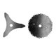 thumbnail image 5 of Cuchilla recortadora de césped resistencia al desgaste Tratamiento de superficie lisa Cuchilla desbrozadora Diseño de apariencia fina para cortacésped para jardín ANGGREK Otros, 5 of 8