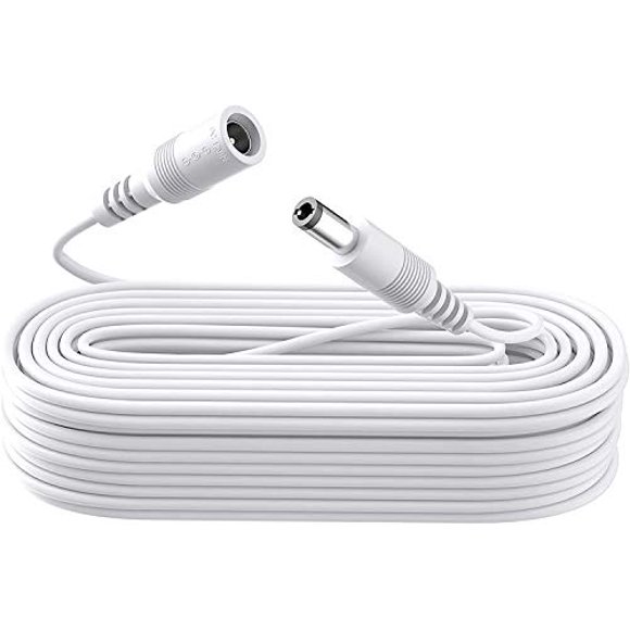 Anlink Câble d'Extension d'Alimentation Cordon d'Extension d'Adaptateur d'Alimentation 12V, 10M 33ft 2.1mm x 5.5mm, Compatible avec 12V DC