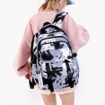 thumbnail image 4 of OTANJOU Camo Bookbags,  Large Capacity Waterproof Backpack for Teens Casual Travel Daypack,Black, 4 of 7