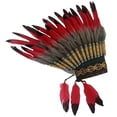 thumbnail image 4 of Tocado de plumas, decoración para la cabeza, accesorios para fotos, diadema para juegos de rol de carnavales Estilo A, 4 of 8