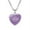 Multicolor-G, variant on TIMIFIS Necklace Mother's Love Letter Love MOM Heart Pendant Necklace Gemstone Necklace