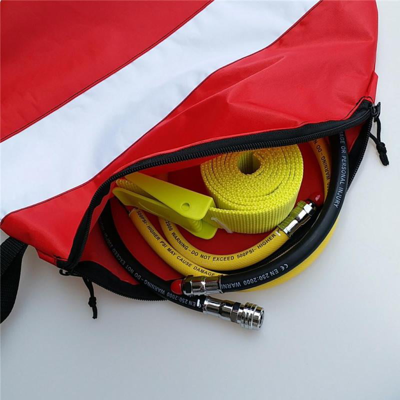 sharprepublic Scuba Diving Hose Mouthpiece Regulator Gear Storage Bag BCD Pouch &Zipper Handle 
